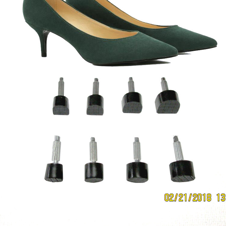 The heels of the high heels are studded and durable, and the heels are made of natural leather for anti-slip purposes. The heels are thick and thin, and the black apricot color is transparent pic 10