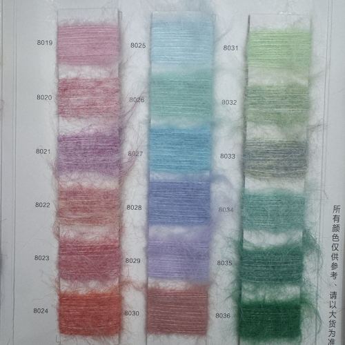 Special yarn for gloves, hats and scarves, yarn, wool, knitted yarn 1/8NM, Autumnal Equinox · alpaca (Orange Ode) pic 2