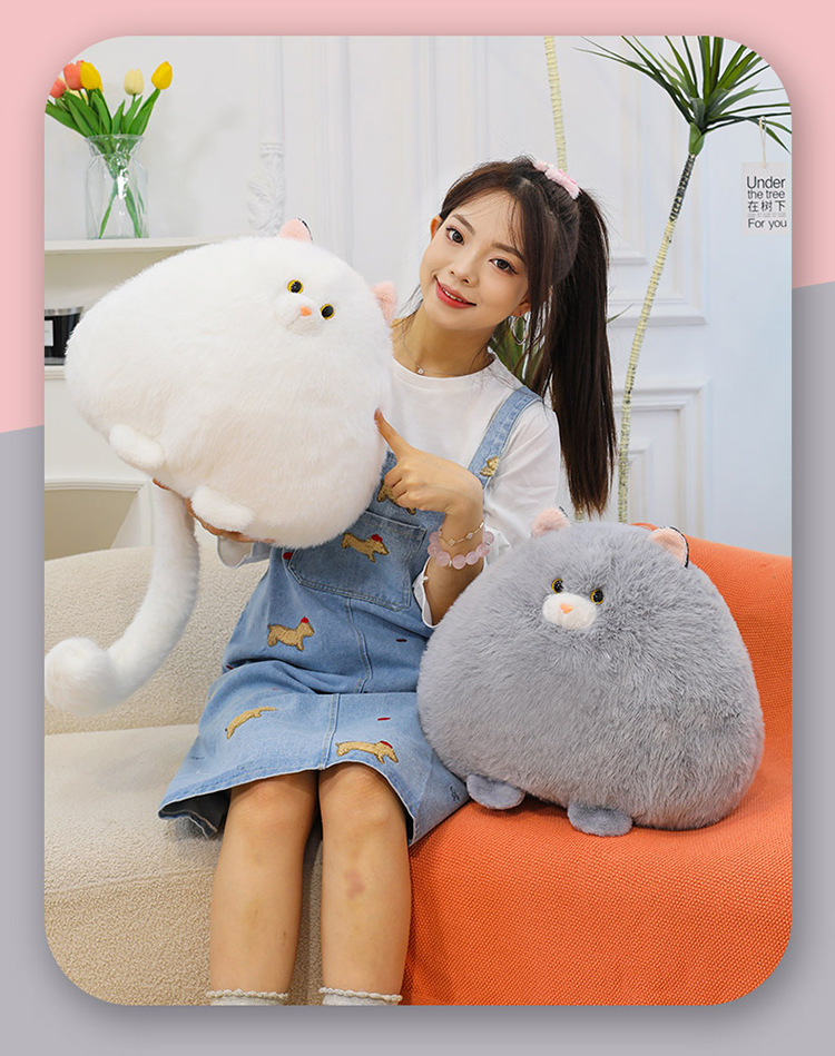 Wholesale cat plush toys, sofa cushions, male and female hugs, long-tailed cat dolls, gift shop, giving gifts to friends pic 15