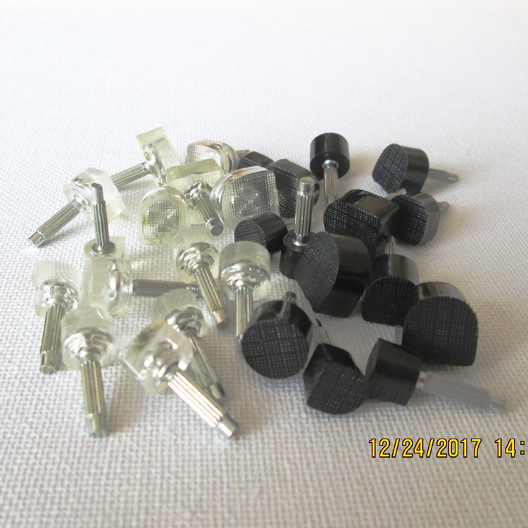 The heels of the high heels are studded and durable, and the heels are made of natural leather for anti-slip purposes. The heels are thick and thin, and the black apricot color is transparent pic 5