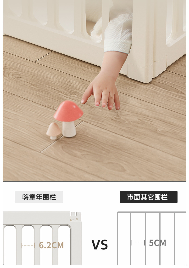 围栏室内家用客厅宝宝儿童婴儿安全防护栏爬行垫地上游戏围栏地围详情24