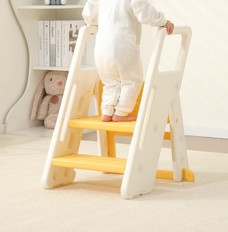 宝宝踩脚凳可折叠洗手台阶凳子儿童垫脚凳婴儿洗脸楼梯洗漱台手扶板凳凳子详情17