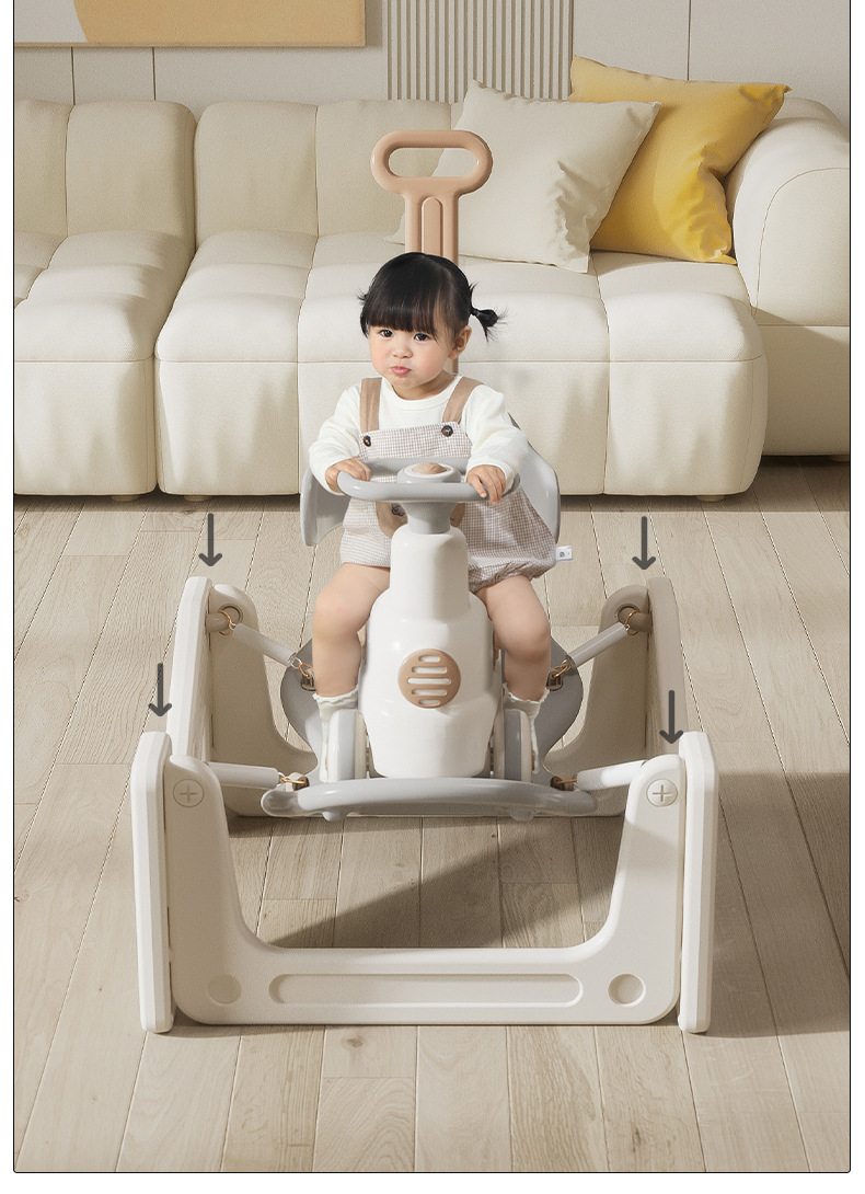 室内摇马家用多功能防侧翻玩具儿童宝宝木马婴儿周岁三合一摇摇马详情10