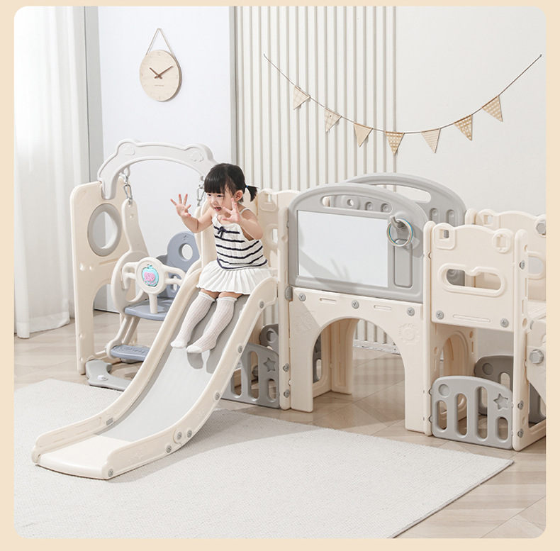 Children's indoor home slide, boy and baby slide, swing, climbing slide, toy, 1-7 years old birthday gift, indoor slide, slide pic 20