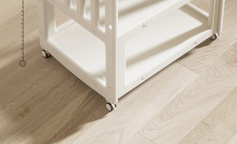 儿童尿布台婴儿护理台新生儿按摩抚触台宝宝小床可移动置物架收纳婴童用品儿童床详情20