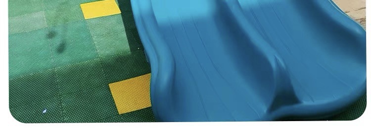 幼儿园小区公园景区户外大型非标定制PE板木质黄花梨滑梯攀爬组合详情16