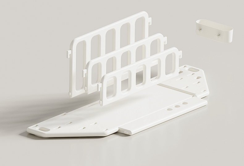塑料宝宝书架儿童书桌收纳家用置物架小型整理架文件架办公室整理家用收纳置物架发箍置物架详情10