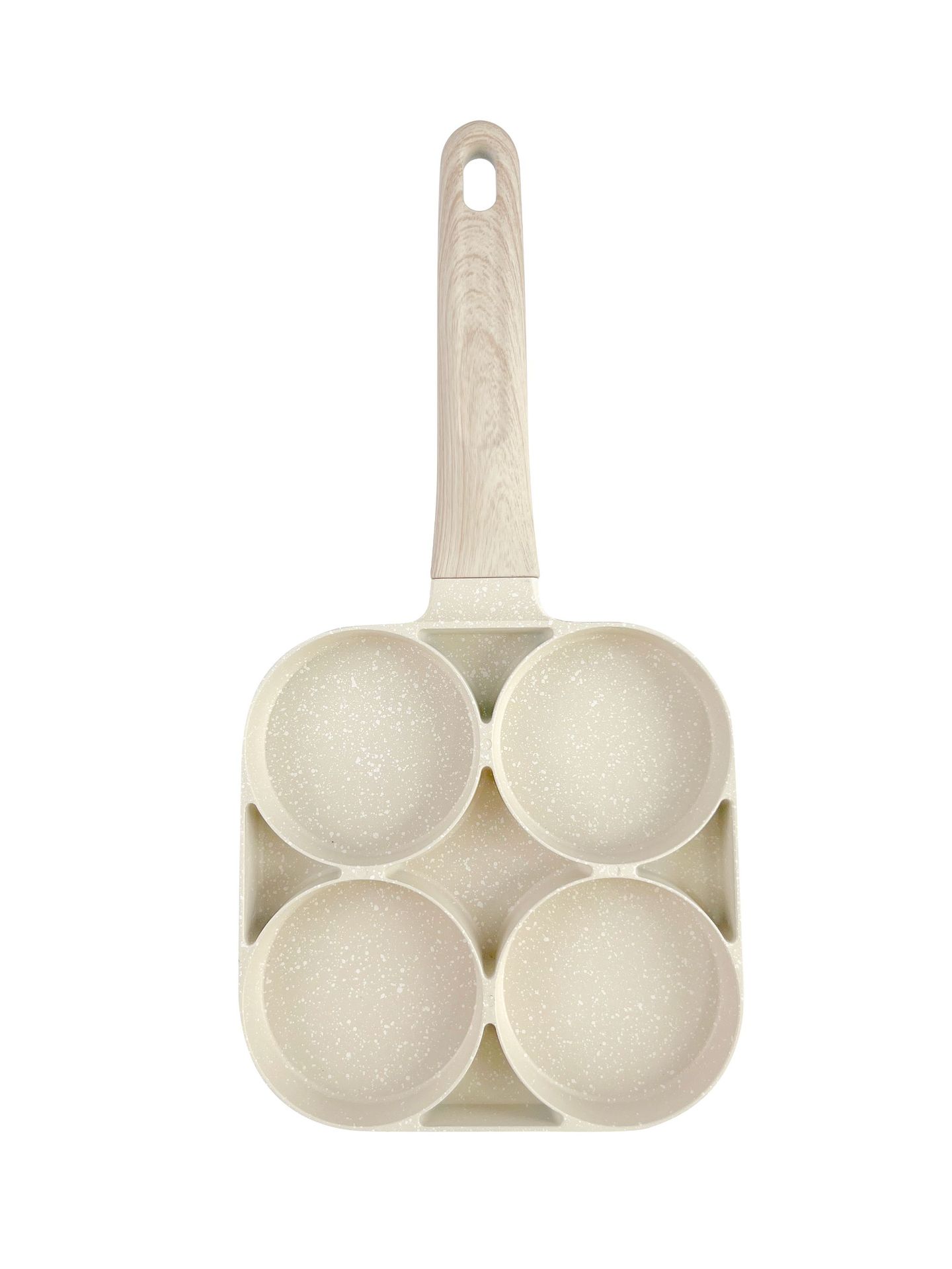 XY105 Egg burger pan, a household egg frying pan with a non-stick bottom, a four-hole breakfast frying pan, and a die-cast flat bottom pic 10