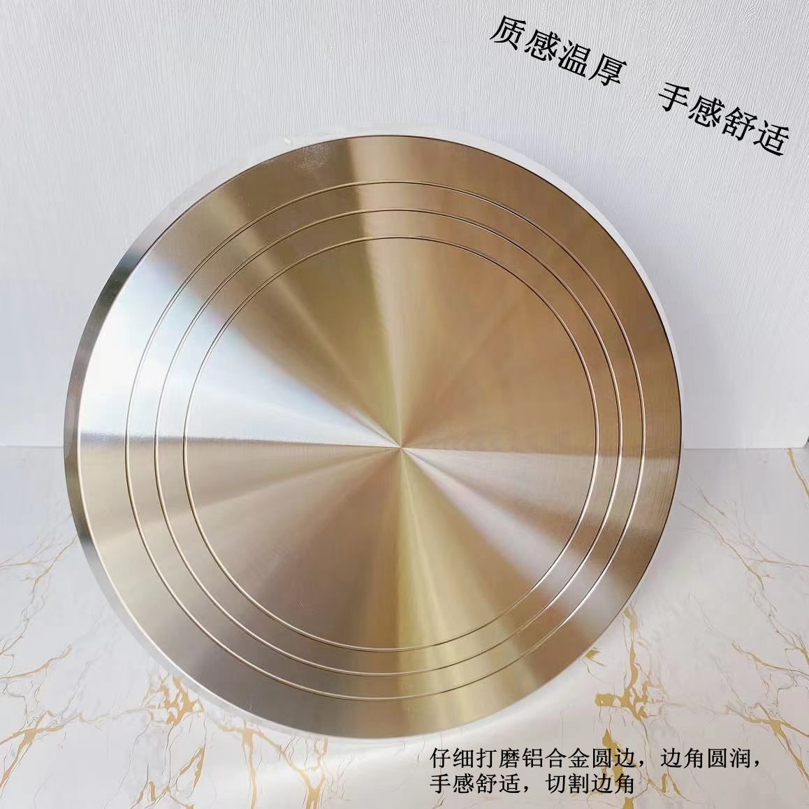 Aluminum alloy cake turntable, 12-inch cake decoration table, birthday cream cake turntable, home baking tools and utensils pic 8