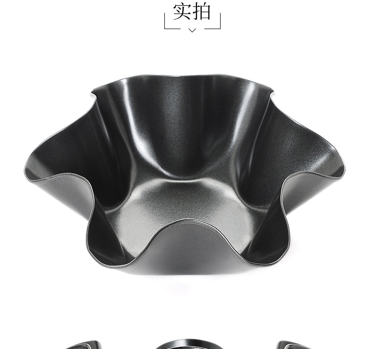 XJ61 Household toast baking tray, sunflower bread cake mold, tourmaline, carbon steel baking tool, for ovens pic 9