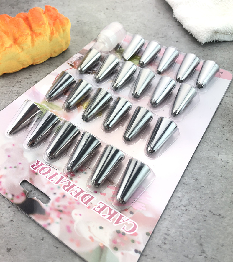 Piping tip set 7/11/23 Cream tip set Stainless Steel piping tip Cake piping tip set Baking tools pic 4