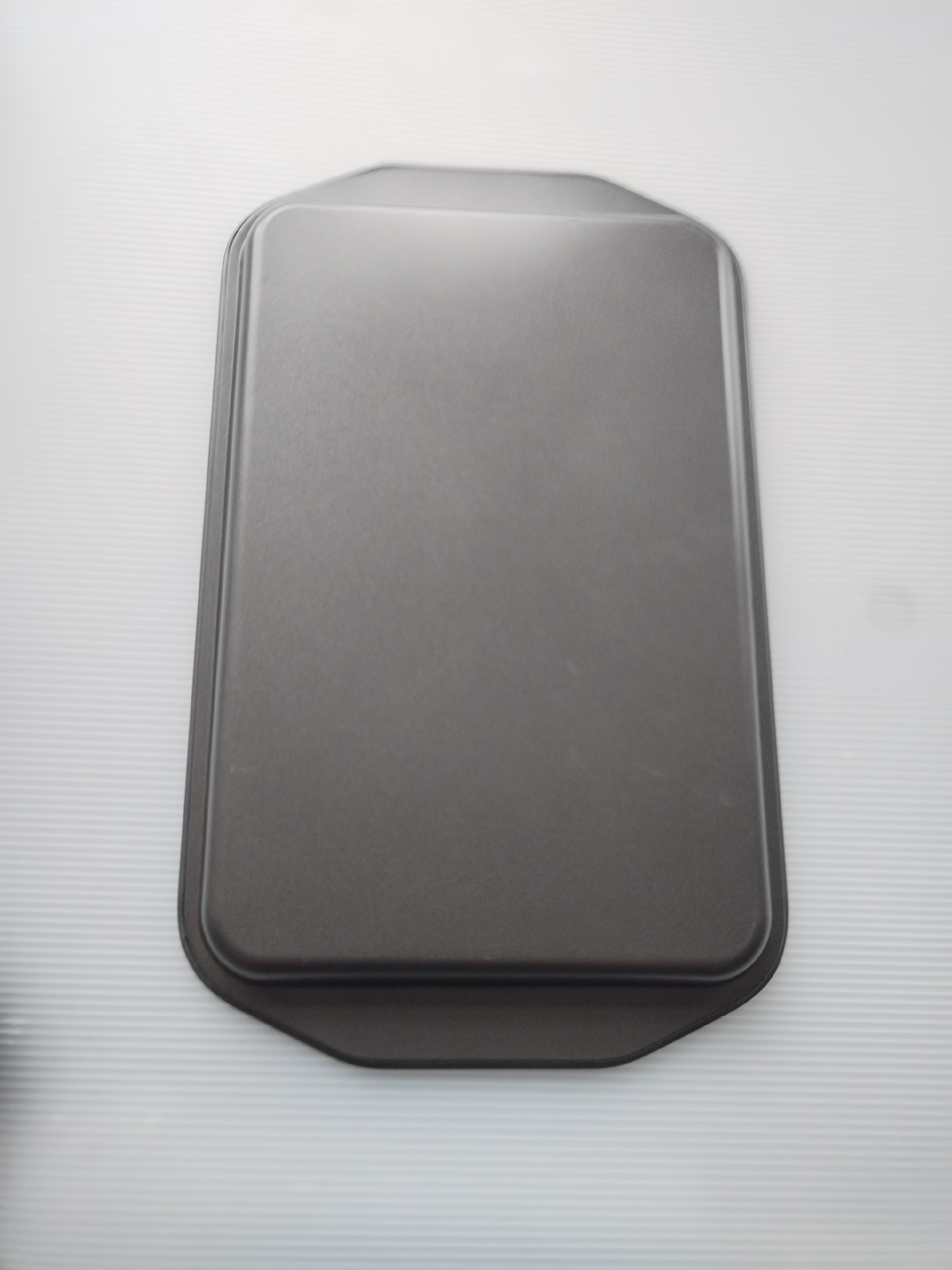 XJ80 factory direct supply carbon steel rectangular deep octagonal square plate, non-stick DIY cake pizza plate for baking pic 3