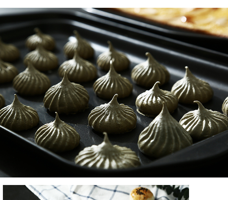 XJ80 factory direct supply carbon steel rectangular deep octagonal square plate, non-stick DIY cake pizza plate for baking pic 10