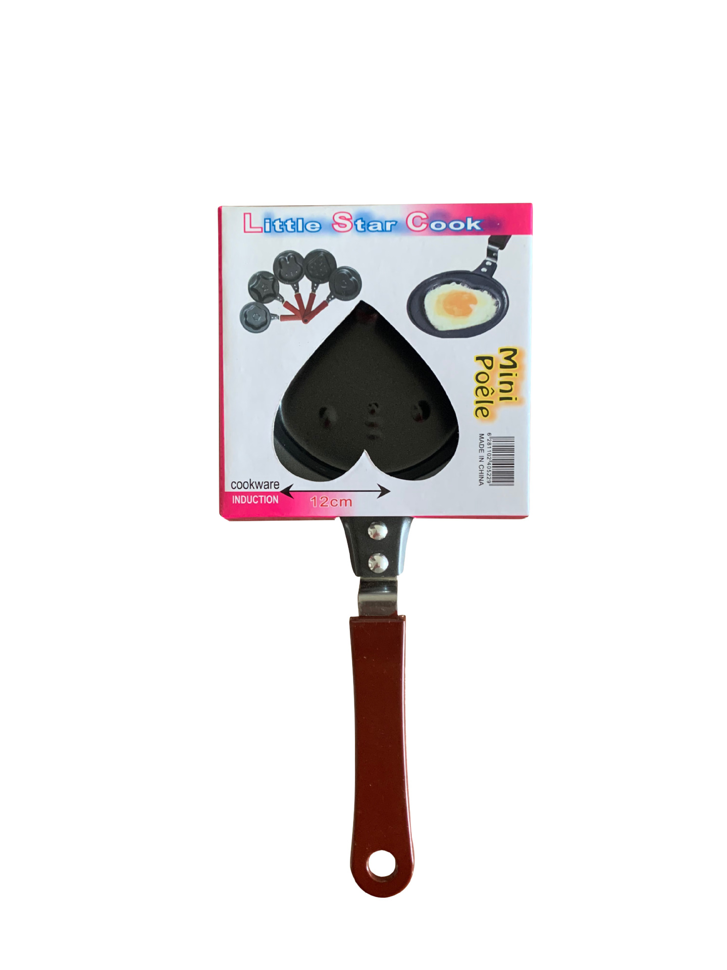 12cm cartoon mini egg pan, non-stick pan, breakfast pan, animal-shaped egg pan, mini pan pic 18