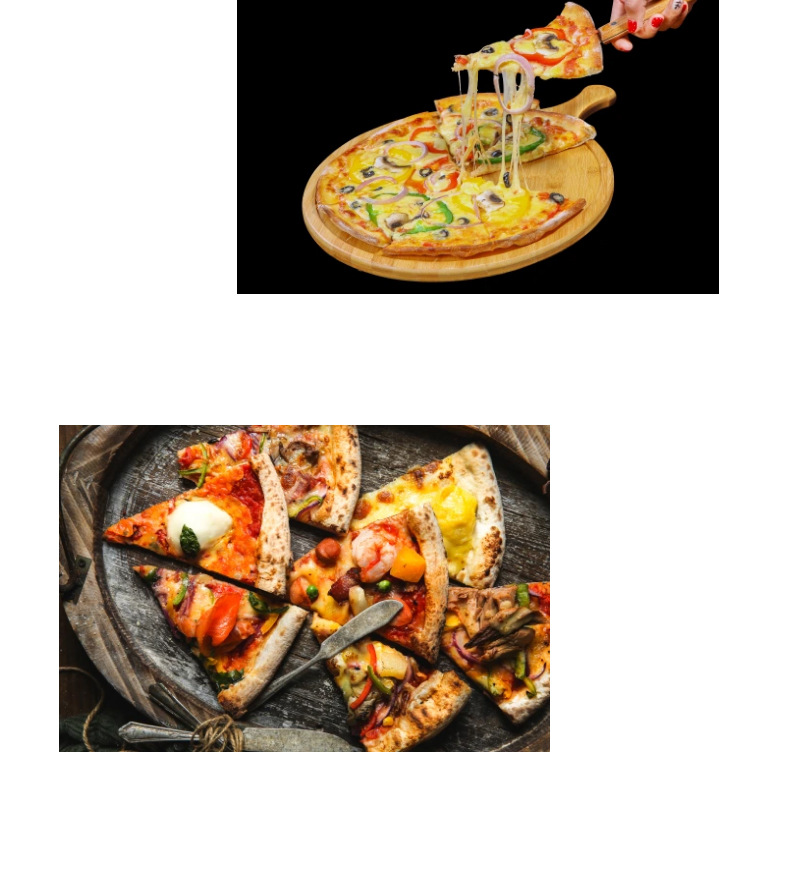Thickened carbon steel non-stick 9-inch Pizza trays, household baking tools, pizza trays, round molds, cake baking trays wholesale pic 8
