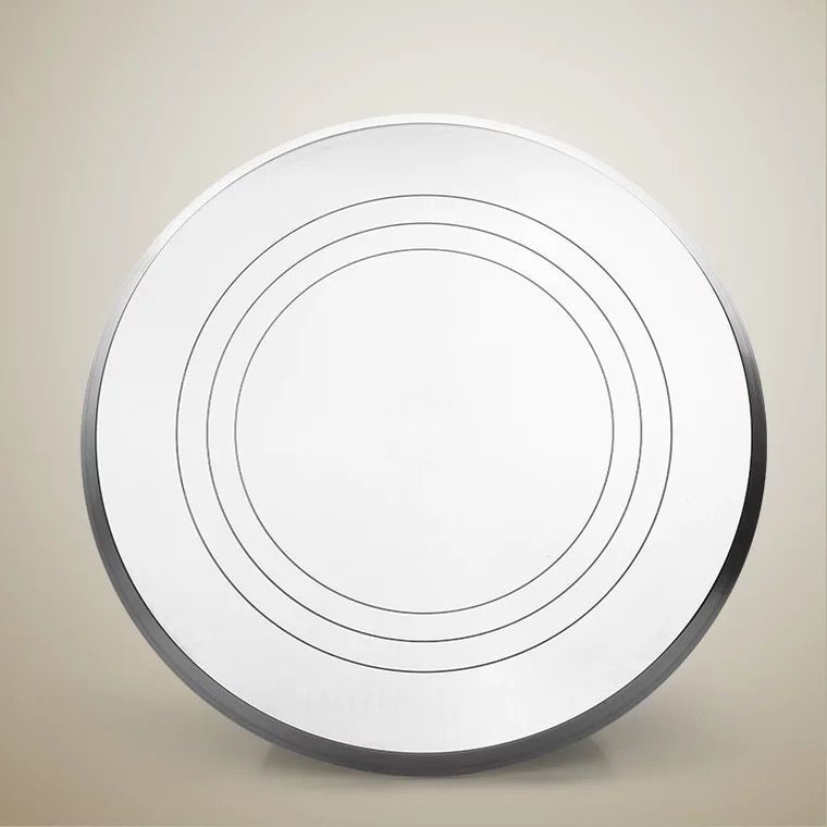 Aluminum alloy cake turntable, 12-inch cake decoration table, birthday cream cake turntable, home baking tools and utensils pic 14