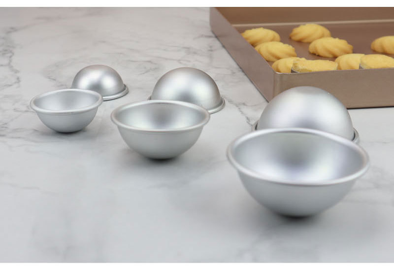 Ice cream molds, metal hemispherical Popsicle products, plastic mold sets pic 2