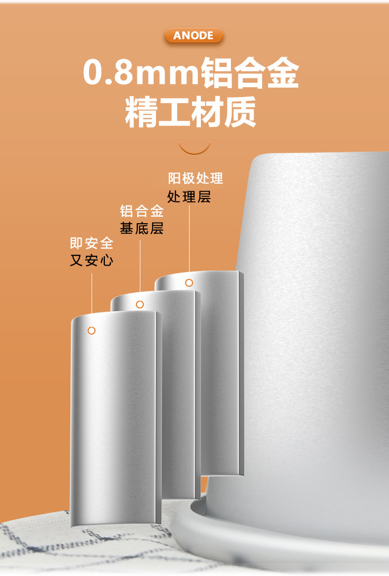 Factory wholesale beveled edge movable molds, 2-14 inch live bottom cake molds, aluminum alloy anodized round baking molds pic 6