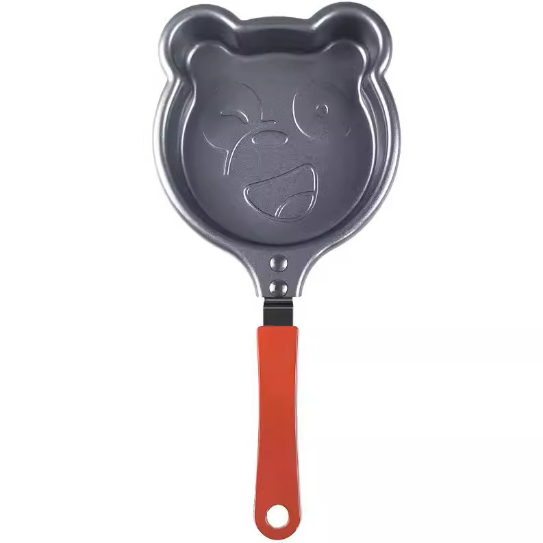 12cm cartoon mini egg pan, non-stick pan, breakfast pan, animal-shaped egg pan, mini pan pic 9