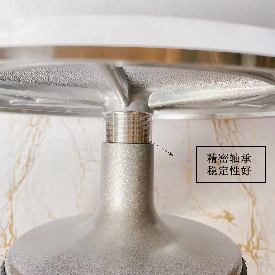 Aluminum alloy cake turntable, 12-inch cake decoration table, birthday cream cake turntable, home baking tools and utensils pic 7