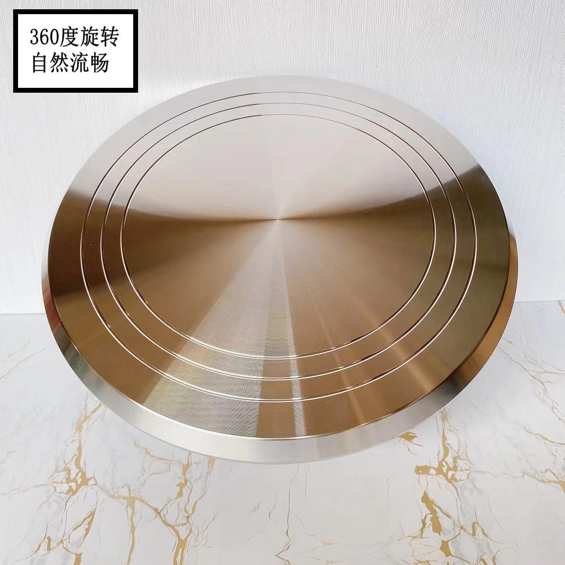 Aluminum alloy cake turntable, 12-inch cake decoration table, birthday cream cake turntable, home baking tools and utensils pic 5