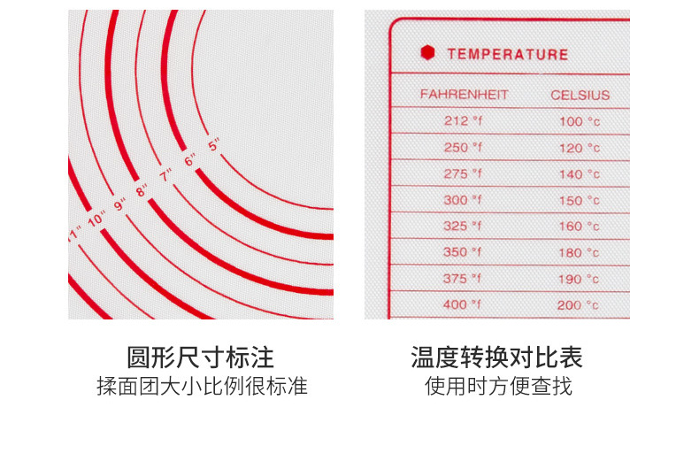 70*50cm extra-large silicone pad, kneading pad, rolling pad, heat-resistant and non-stick baking tool, panel and dough pad pic 14