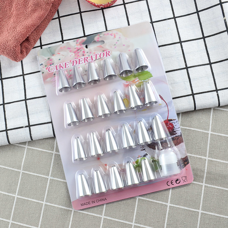 Piping tip set 7/11/23 Cream tip set Stainless Steel piping tip Cake piping tip set Baking tools pic 10