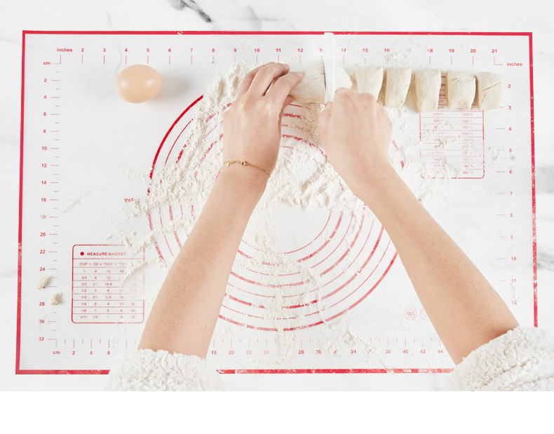 70*50cm extra-large silicone pad, kneading pad, rolling pad, heat-resistant and non-stick baking tool, panel and dough pad pic 9