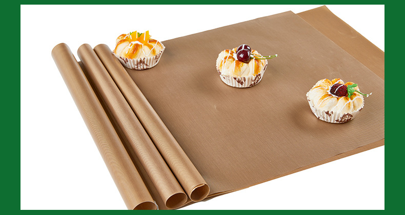 30*40cm high-temperature resistant baking oil cloth, reusable, household non-stick bean baking tray cloth, cake cloth, for oven use pic 5