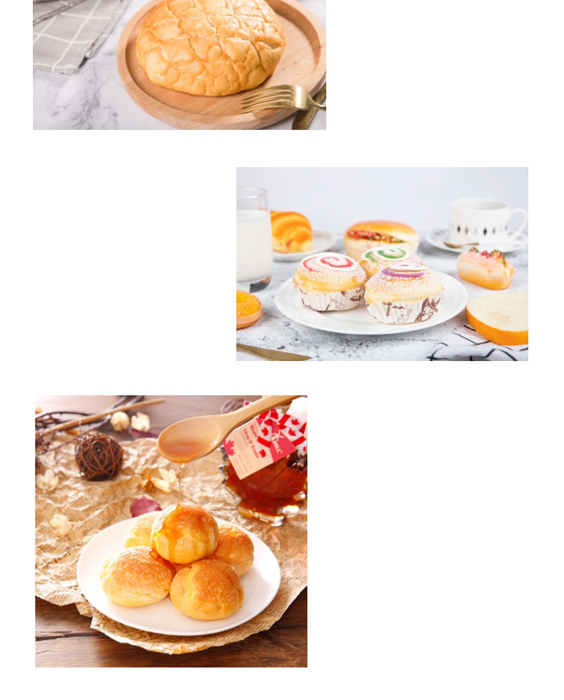 Direct sales from the manufacturer of non-stick gold 6-hole cake molds, round cup cake trays, and household baking trays pic 8