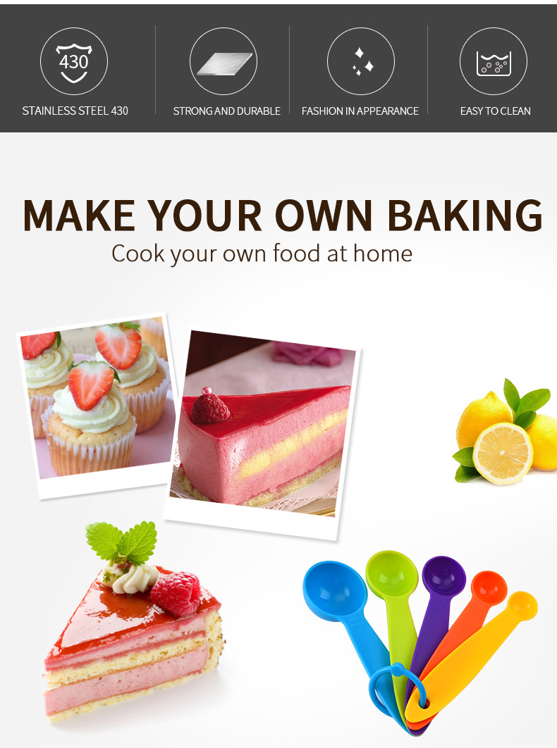 Stainless steel piping nozzle set of 66 pieces, cream cake decoration baking set, baking tools and supplies pic 3