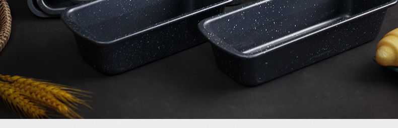 Rectangular baking tray, thickened toast, carbon steel baking tray, cake mold, marble oven, home cake mold pic 2