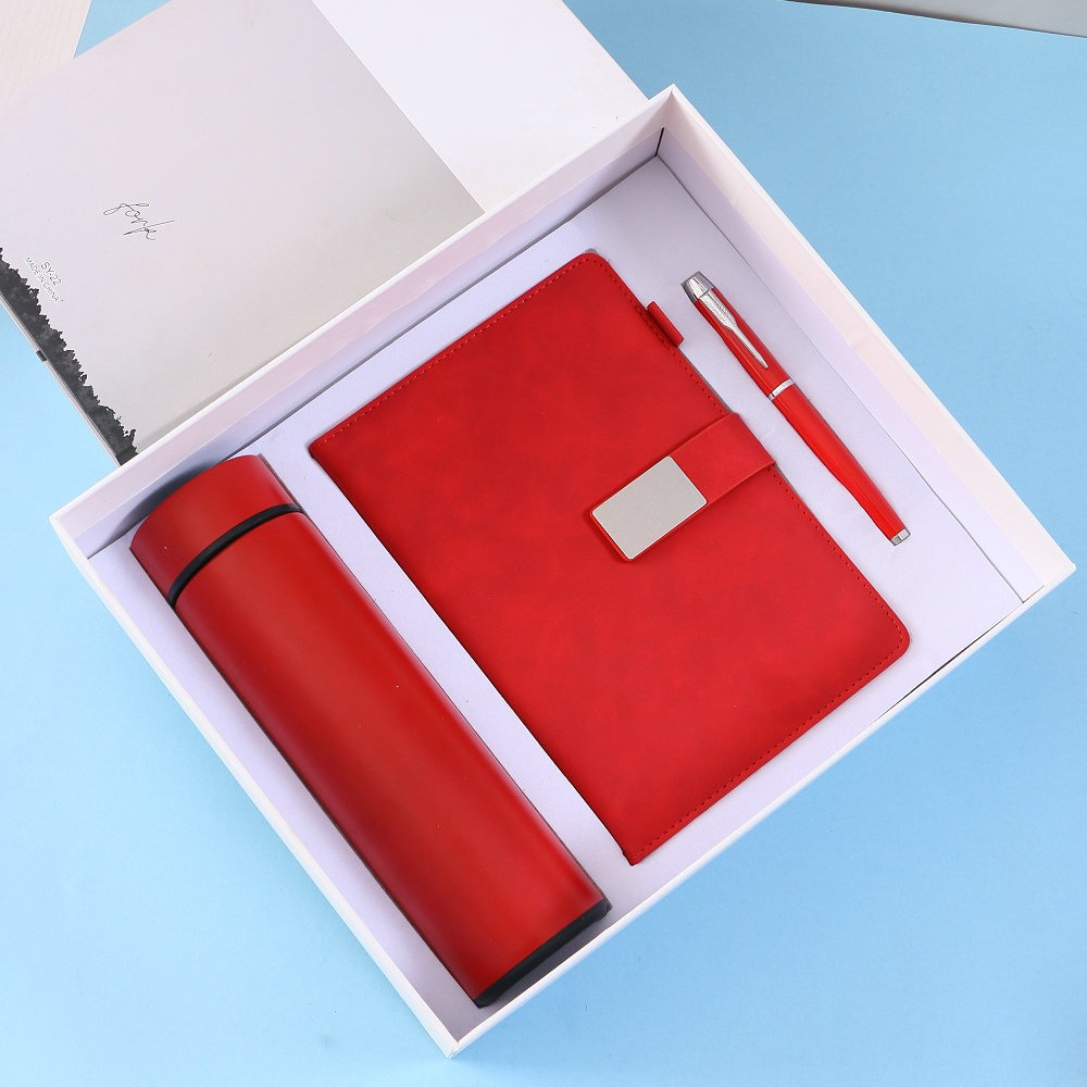 Teachers' Day Gift Set: Three-piece Business notebook set, Low-key Office water Cup and pen Business Gift set pic 5