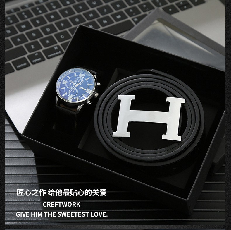 When a company opens, it gives its clients watch straps as business souvenirs. On its anniversary, it presents its employees with wallet gift sets pic 29