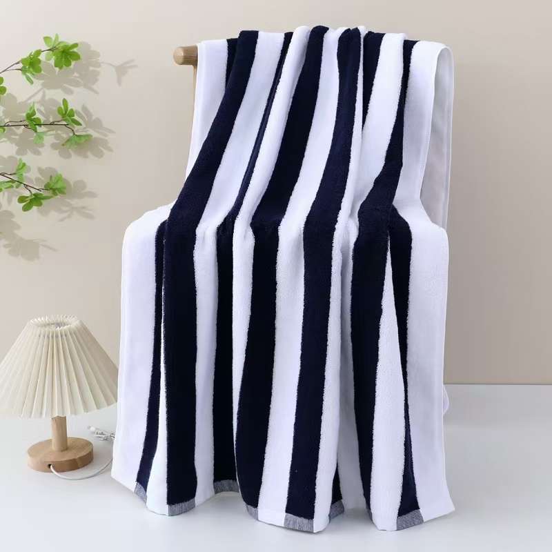 Cross-border supermarket thickened and widened pure cotton bath towel for star hotels 76*180cm pic 4