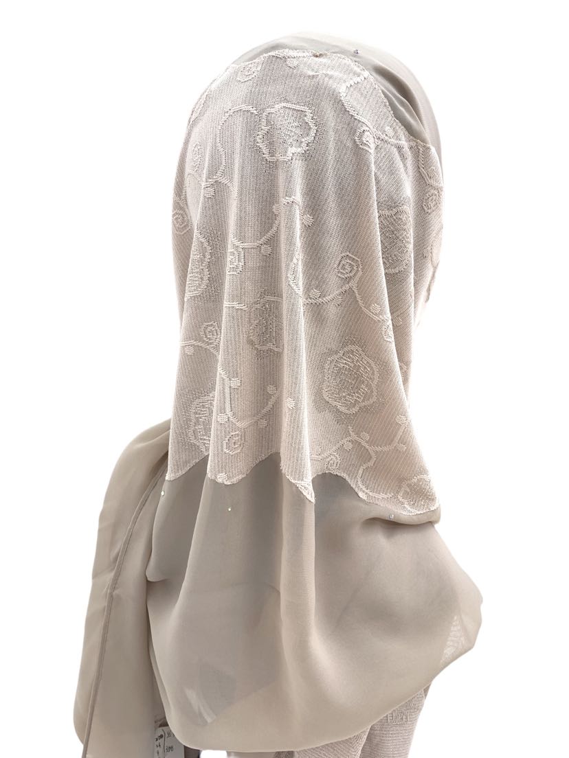 外贸针织雪纺拼接长巾棉麻围巾穆斯林包头女围脖详情4