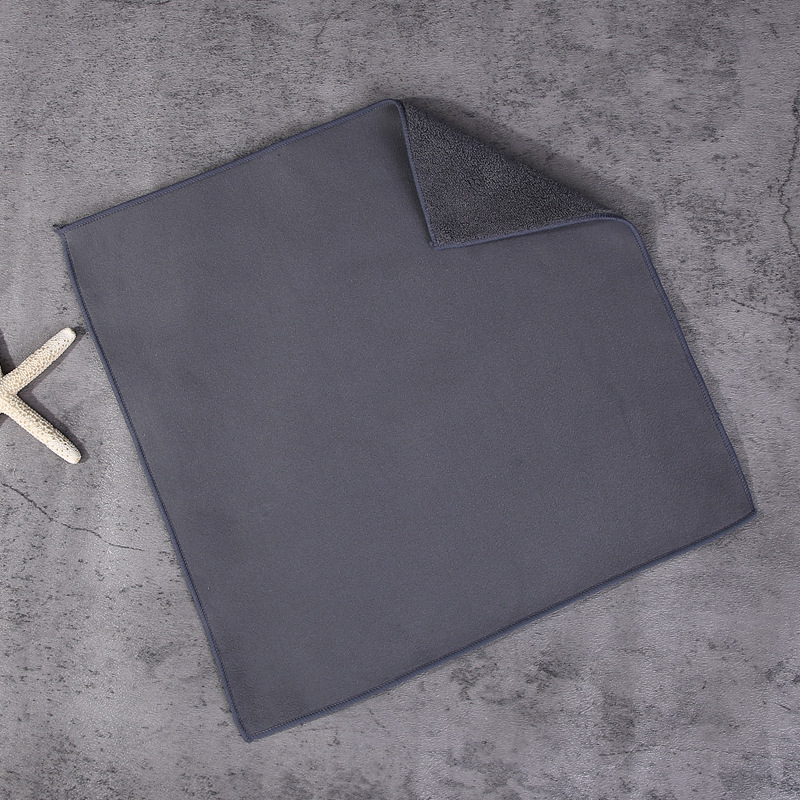 Hot-selling double-sided high-cleaning suede car wash towel pic 9