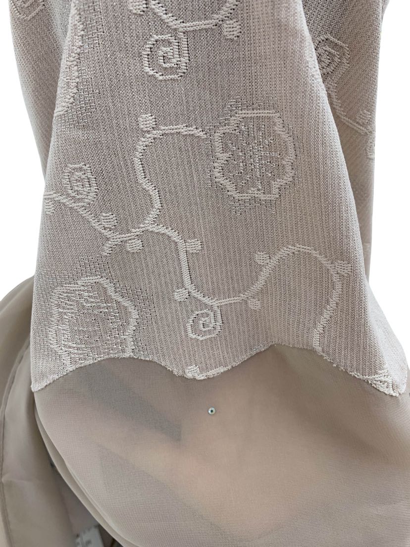 外贸针织雪纺拼接长巾棉麻围巾穆斯林包头女围脖详情5