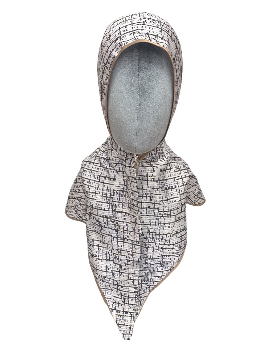 马来西亚中东非洲热销烫钻穆斯林披肩帽印花头巾飘带丝巾女士包头详情6