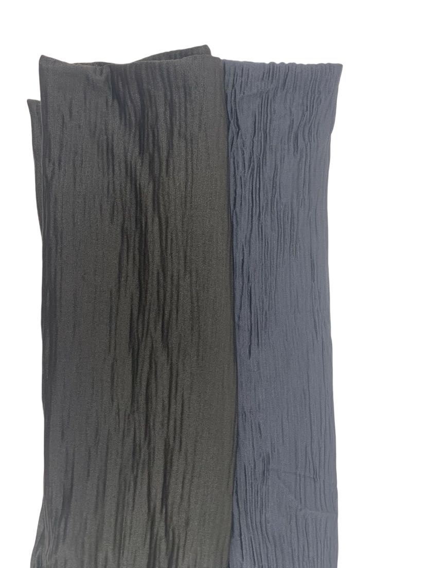 跨境新款透气柔软纯色压皱亮闪褶皱披肩女包头巾围巾美国热销详情4