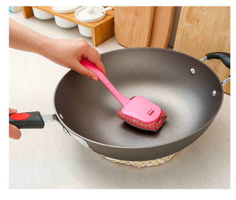 Kitchen daily-use cleaning balls, household stainless steel wire balls, pot and bowl scrubbing balls can be customized pic 1