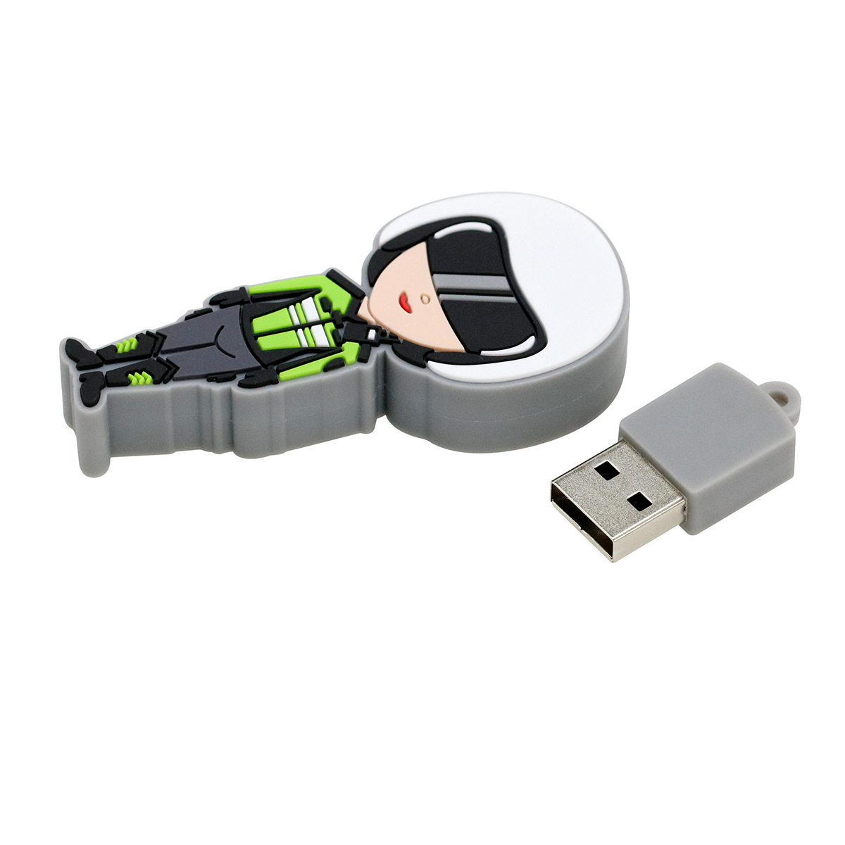创意卡通PVC警察U盘 软胶男女警察优盘开模定制 单位企业会议礼品详情14