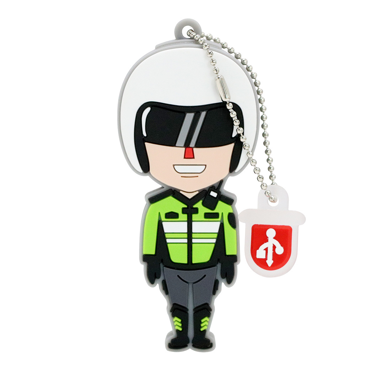 创意卡通PVC警察U盘 软胶男女警察优盘开模定制 单位企业会议礼品详情13