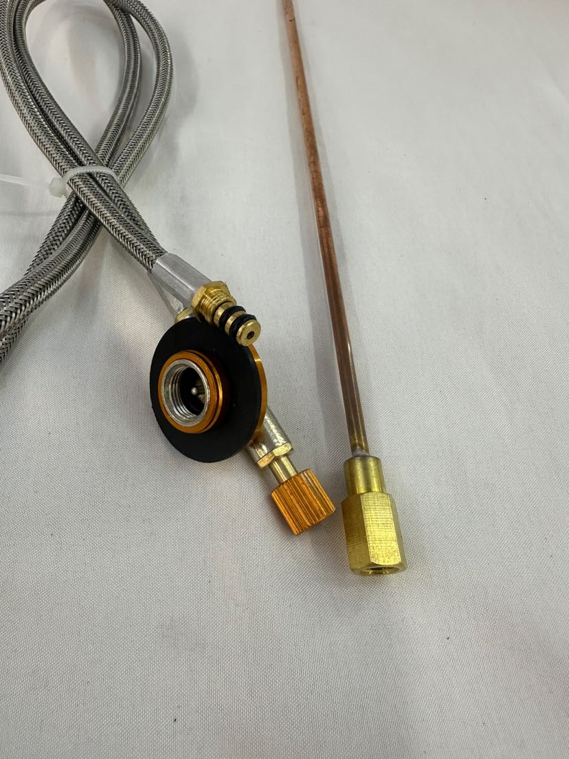 黄铜长杠泄压充气阀户外工具气罐配件野营扁气罐冲阀GAS TORCH详情9