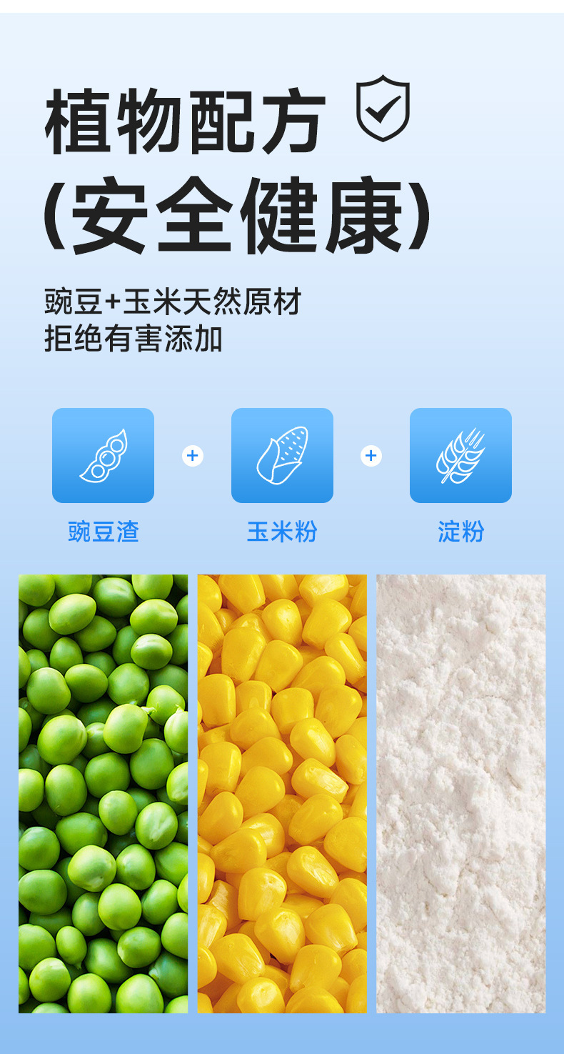 猫砂木薯沙豆腐猫砂矿砂猫砂除臭低尘混合膨润土无尘猫砂豆腐砂详情7