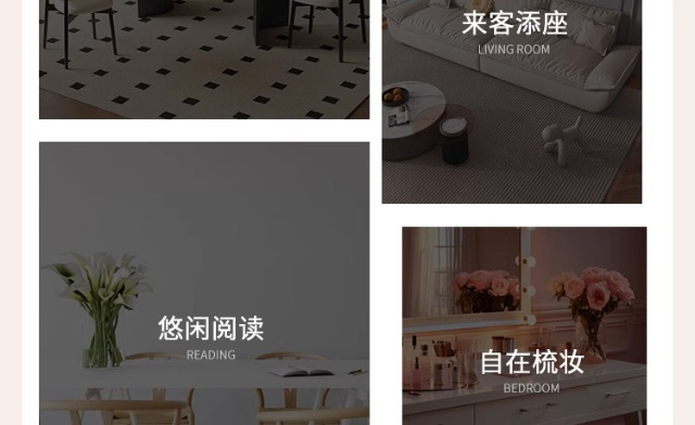 法式中古风实木餐椅2025年新款意式极简美式复古奶油色白蜡木椅子奶油风暖色调凳子橡胶凳子详情7