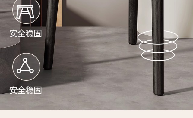 法式中古风实木餐椅2025年新款意式极简美式复古奶油色白蜡木椅子奶油风暖色调凳子橡胶凳子详情38