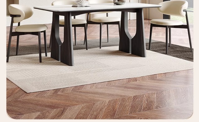 法式中古风实木餐椅2025年新款意式极简美式复古奶油色白蜡木椅子奶油风暖色调凳子橡胶凳子详情43