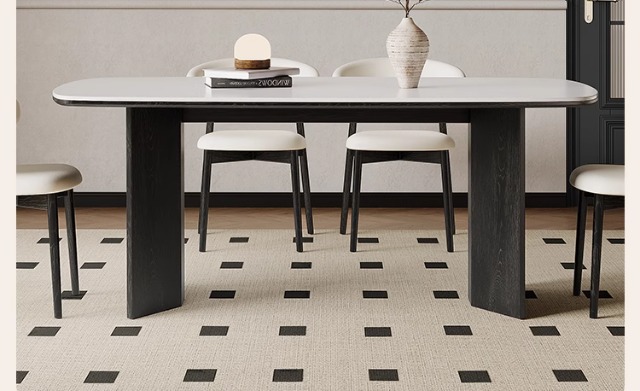 法式中古风实木餐椅2025年新款意式极简美式复古奶油色白蜡木椅子奶油风暖色调凳子橡胶凳子详情47