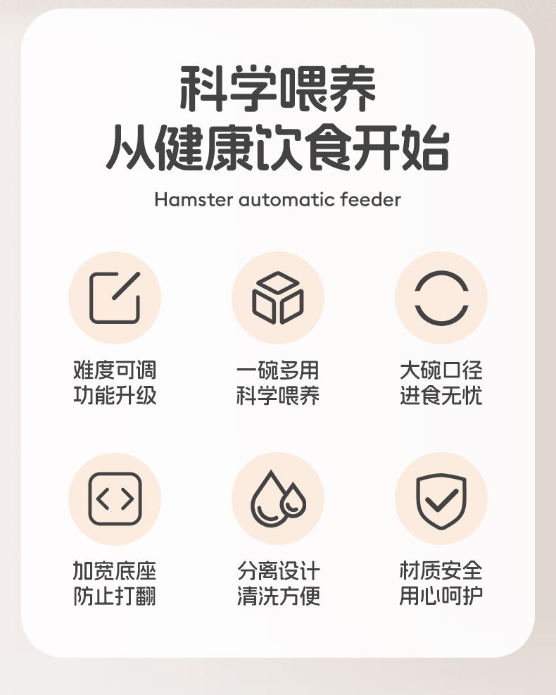 智能投喂器慢食碗宠物用品猫碗狗碗便携出行装详情4